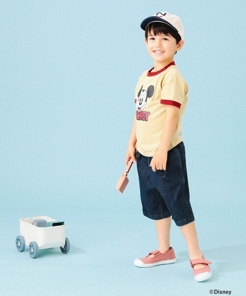 Disney（ディズニー）の「Disney / B:MING by BEAMS / MICKEY リンガー プリント Tシャツ（80～150cm）（Tシャツ/カットソー・キッズ・ホワイト系その他5/イエロー系その他4・150/140/130/120/110/100/90/80）」の9枚目の写真