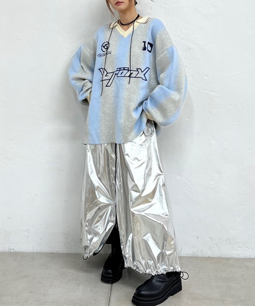 Six M（シックスエム）の「【Six M/シックスエム】リバーシブルスカート（スカート・レディース・シルバー・FREE）」の12枚目の写真