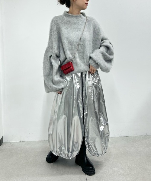 Six M（シックスエム）の「【Six M/シックスエム】リバーシブルスカート（スカート・レディース・シルバー・FREE）」の13枚目の写真