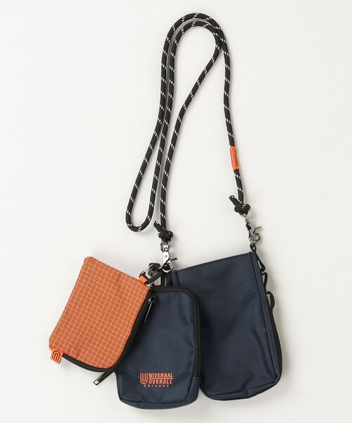 UNIVERSAL OVERALL(ユニバーサルオーバーオール)の「UNIVERSAL OVERALL / MULTI SEIL SHOULDER / UVO-148(ショルダーバッグ・メンズ・ベージュ/ネイビー/ブラック/グリーン/グレー・ONESIZE)」の8枚目の写真