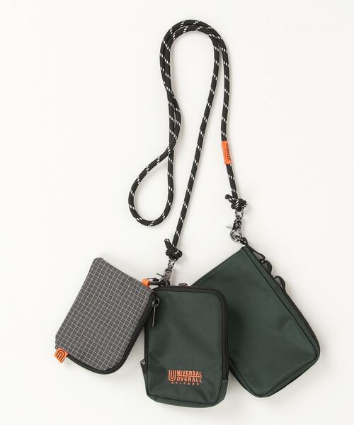 UNIVERSAL OVERALL(ユニバーサルオーバーオール)の「UNIVERSAL OVERALL / MULTI SEIL SHOULDER / UVO-148(ショルダーバッグ・メンズ・ベージュ/ネイビー/ブラック/グリーン/グレー・ONESIZE)」の7枚目の写真