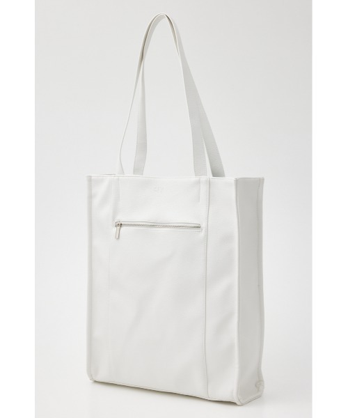 SLY（スライ）の「OUTER POCKET A4 BAG アウター ポケット エーヨン バッグ（トートバッグ・レディース・オフホワイト/ブラック・FREE）」の6枚目の写真
