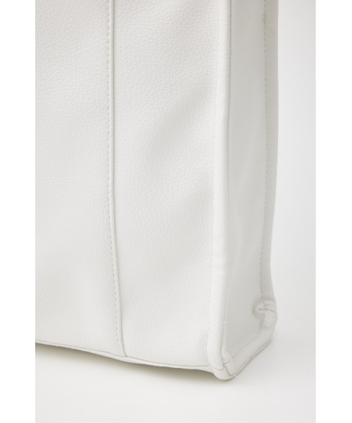 SLY（スライ）の「OUTER POCKET A4 BAG アウター ポケット エーヨン バッグ（トートバッグ・レディース・オフホワイト/ブラック・FREE）」の10枚目の写真