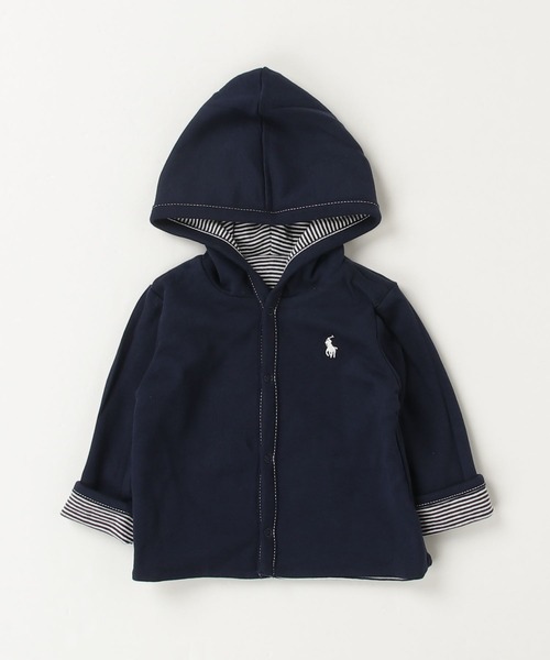 POLO RALPH LAUREN CHILDRENSWEAR（ポロ ラルフ ローレン チルドレンズウェア）の「リバーシブル コットン フーディ（その他アウター・キッズ・ネイビー系1・6M/12M/9M）」の3枚目の写真