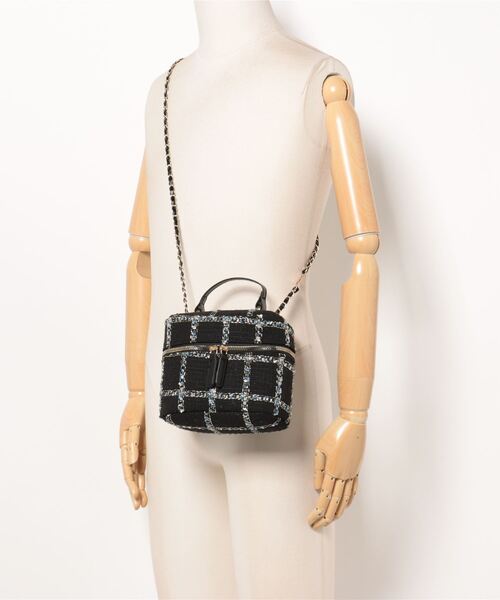 H.TOKYO（エイチトウキョウ）の「ツイード 2WAYバニティバッグ（ハンドバッグ・レディース・ホワイト/ブラック・FREE）」の15枚目の写真