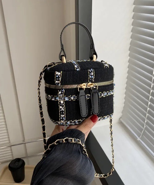 H.TOKYO（エイチトウキョウ）の「ツイード 2WAYバニティバッグ（ハンドバッグ・レディース・ホワイト/ブラック・FREE）」の10枚目の写真