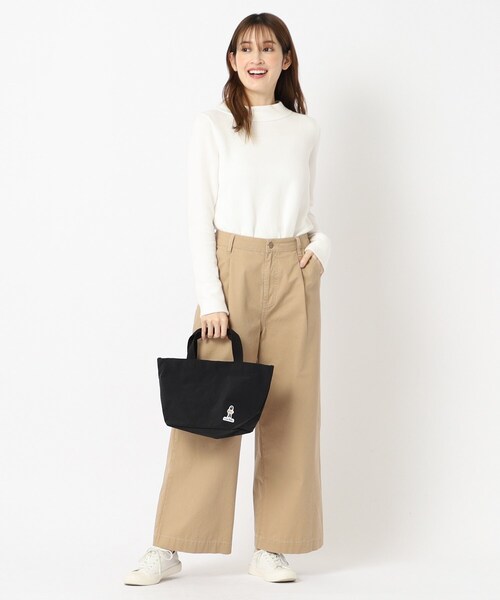 LAURA ASHLEY(ローラアシュレイ)の「ヴィンテージソルジャー柄 トートバッグ(トートバッグ・レディース・ホワイト/ブラック/カーキ・00)」の14枚目の写真