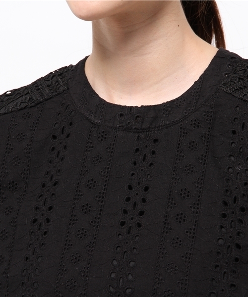 Chico（チコ）の「【who's who Chico】総レースフリンジ付きプルオーバー（シャツ/ブラウス・レディース・アイボリー/カーキ/ブラック/ホワイト・FREE）」の12枚目の写真