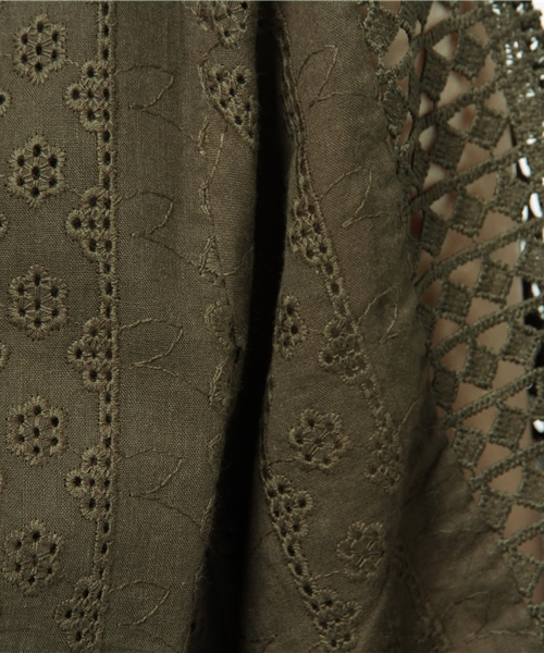 Chico（チコ）の「【who's who Chico】総レースフリンジ付きプルオーバー（シャツ/ブラウス・レディース・アイボリー/カーキ/ブラック/ホワイト・FREE）」の19枚目の写真