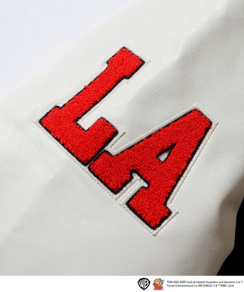 XLARGE(エクストララージ)の「XLARGExTOM AND JERRY VARSITY JACKET(スタジャン・メンズ・ブラック・SMALL/X-LARGE/MEDIUM/LARGE)」の14枚目の写真