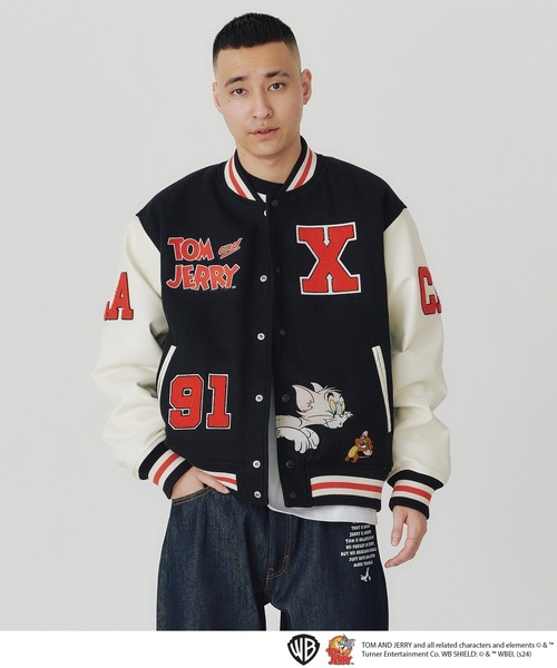 XLARGE（エクストララージ）の「XLARGExTOM AND JERRY VARSITY