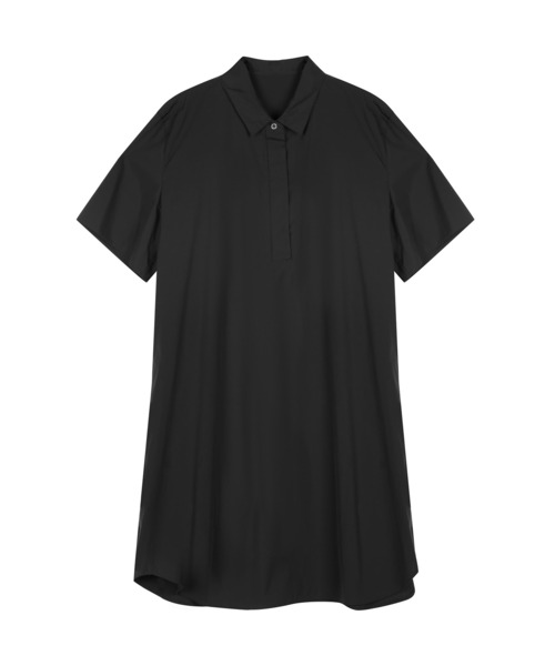 JNBY（ジェーエヌビーワイ）の「Versatile A-Line Shirt Dress（シャツワンピース・レディース・ブラック/ベージュ・38/36）」の13枚目の写真