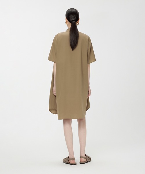 JNBY（ジェーエヌビーワイ）の「Versatile A-Line Shirt Dress（シャツワンピース・レディース・ブラック/ベージュ・38/36）」の18枚目の写真