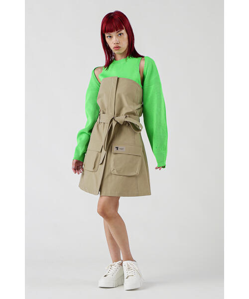 【セール】【NBB WEEKEND】ナイロンツイル ワンピース (LADIES)（ワンピース）｜NBB WEEKEND（エヌビービーウィークエンド）