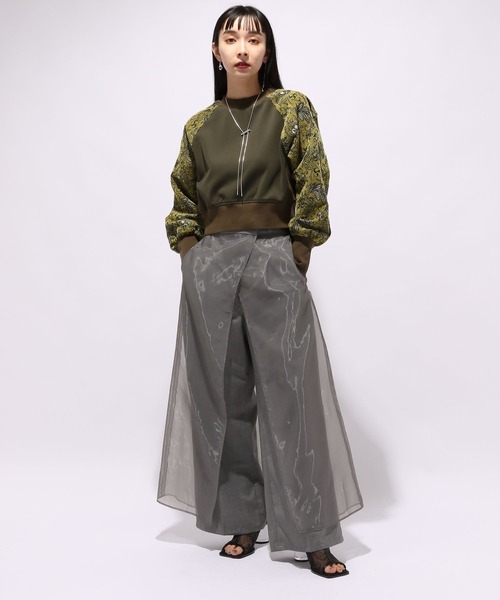 HARE（ハレ）の「シアーレイヤードパンツ(HARE)（その他パンツ・レディース・ブラック/グレー・FREE）」の11枚目の写真