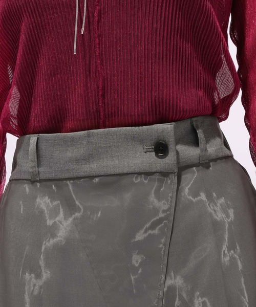 HARE（ハレ）の「シアーレイヤードパンツ(HARE)（その他パンツ・レディース・ブラック/グレー・FREE）」の4枚目の写真