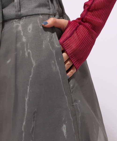 HARE（ハレ）の「シアーレイヤードパンツ(HARE)（その他パンツ・レディース・ブラック/グレー・FREE）」の3枚目の写真