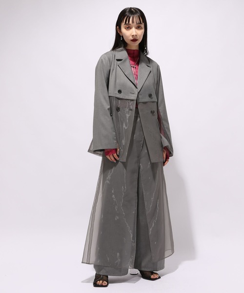 HARE（ハレ）の「シアーレイヤードパンツ(HARE)（その他パンツ・レディース・ブラック/グレー・FREE）」の14枚目の写真