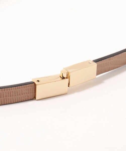 NOLLEY’S Sophi（ノーリーズソフィ）の「スライドフリーベルト（ベルト・レディース・ベージュ/ブラック/オフホワイト/ライトグレー・FREE）」の6枚目の写真