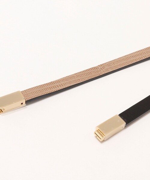 NOLLEY’S Sophi（ノーリーズソフィ）の「スライドフリーベルト（ベルト・レディース・ベージュ/ブラック/オフホワイト/ライトグレー・FREE）」の10枚目の写真