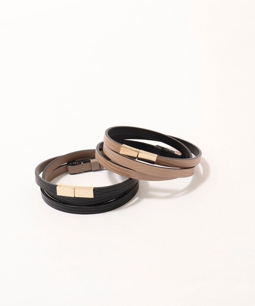NOLLEY’S Sophi（ノーリーズソフィ）の「スライドフリーベルト（ベルト・レディース・ベージュ/ブラック/オフホワイト/ライトグレー・FREE）」の13枚目の写真
