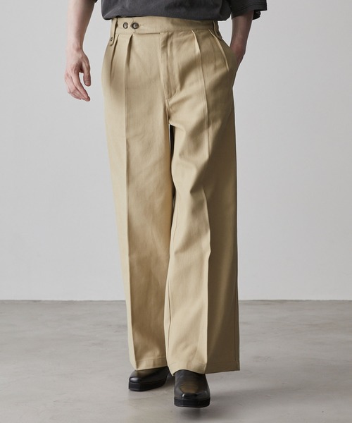 CLEL(クレイル)の「【CLEL】Military Design Heavyweight Glucachino Pants/ミリタリーデザイン ヘビーウェイトグルカチノパンツ(チノパンツ・メンズ・ブラック/グレー系/ベージュ・S/XS/L/M)」の21枚目の写真