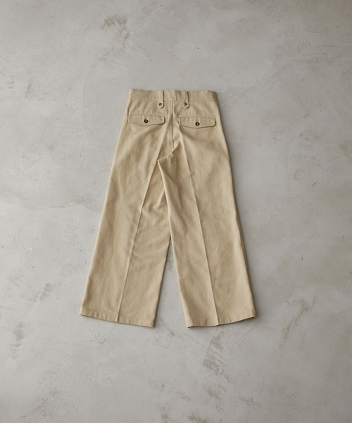 CLEL(クレイル)の「【CLEL】Military Design Heavyweight Glucachino Pants/ミリタリーデザイン ヘビーウェイトグルカチノパンツ(チノパンツ・メンズ・ブラック/グレー系/ベージュ・S/XS/L/M)」の6枚目の写真