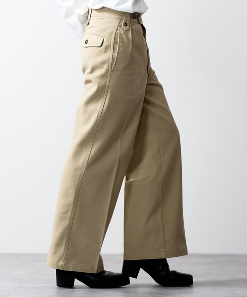 CLEL(クレイル)の「【CLEL】Military Design Heavyweight Glucachino Pants/ミリタリーデザイン ヘビーウェイトグルカチノパンツ(チノパンツ・メンズ・ブラック/グレー系/ベージュ・S/XS/L/M)」の18枚目の写真