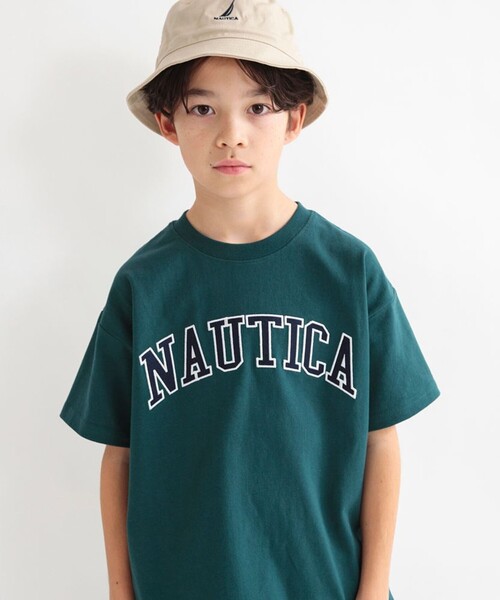 NAUTICA(ノーティカ)の「【NAUTICA/ノーティカ】アップリケロゴ半袖Tシャツ(Tシャツ/カットソー・キッズ・オフホワイト/その他/ブラック/グリーン・L/XL/M/XS/S)」の21枚目の写真