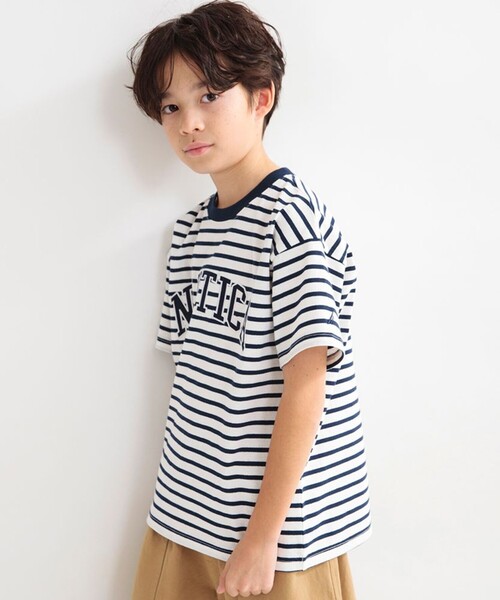 NAUTICA(ノーティカ)の「【NAUTICA/ノーティカ】アップリケロゴ半袖Tシャツ(Tシャツ/カットソー・キッズ・オフホワイト/その他/ブラック/グリーン・L/XL/M/XS/S)」の12枚目の写真