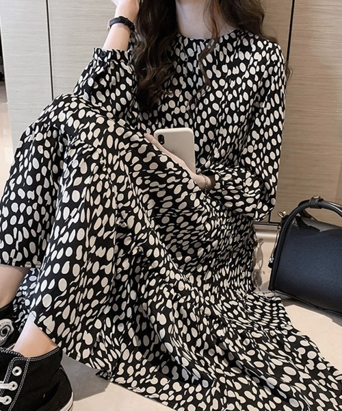 Miniministore(ミニミニストア)の「ワンピース ドット柄(ワンピース・レディース・ブラック・M/XL/L)」の20枚目の写真