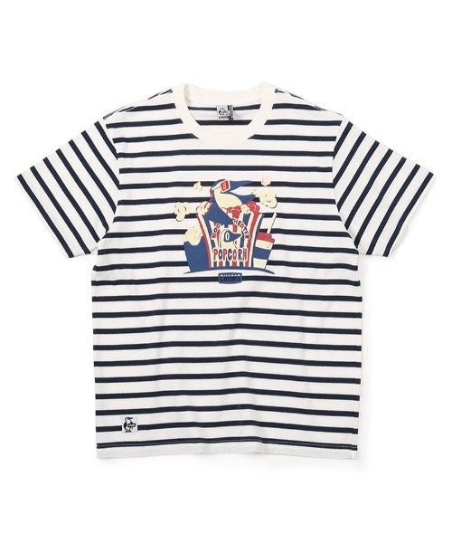 CHUMS/チャムス Tシャツ 半袖 ブービーバード シアターモチーフ ポップコーン クルーネック CH01-2349（Tシャツ/カットソー）｜CHUMS（チャムス）