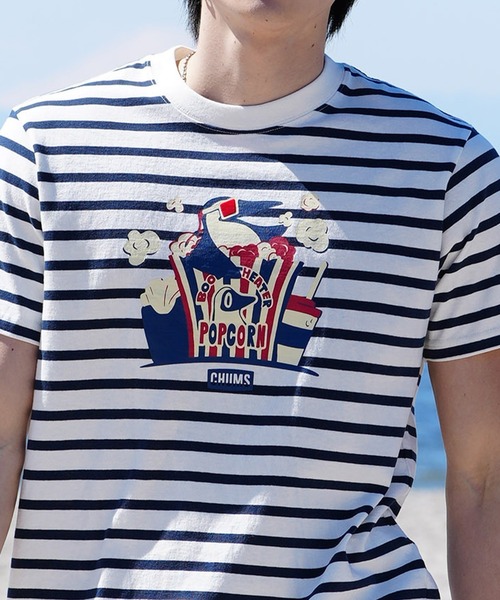 CHUMS/チャムス Tシャツ 半袖 ブービーバード シアターモチーフ ポップコーン クルーネック CH01-2349（Tシャツ/カットソー）｜CHUMS（チャムス）