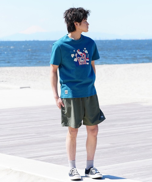 CHUMS/チャムス Tシャツ 半袖 ブービーバード シアターモチーフ ポップコーン クルーネック CH01-2349（Tシャツ/カットソー）｜CHUMS（チャムス）