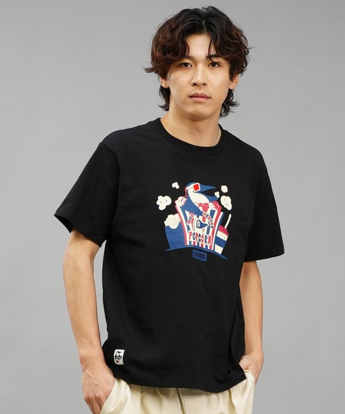 CHUMS/チャムス Tシャツ 半袖 ブービーバード シアターモチーフ ポップコーン クルーネック CH01-2349（Tシャツ/カットソー）｜CHUMS（チャムス）