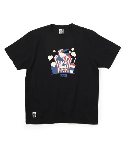 CHUMS/チャムス Tシャツ 半袖 ブービーバード シアターモチーフ ポップコーン クルーネック CH01-2349（Tシャツ/カットソー）｜CHUMS（チャムス）