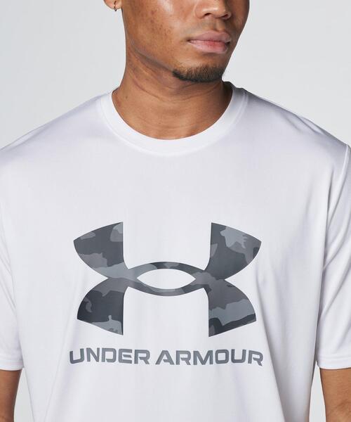 UNDER ARMOUR（アンダーアーマー）の「UAテック カモ ビッグロゴ ショートスリーブTシャツ（トレーニング/メンズ）（Tシャツ/カットソー・メンズ・ホワイト・S/XXL/L/XL/M/3XL）」の2枚目の写真