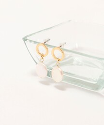 NOLLEY’S | ラウンド淡水パールリングピアス(ピアス（両耳用）)