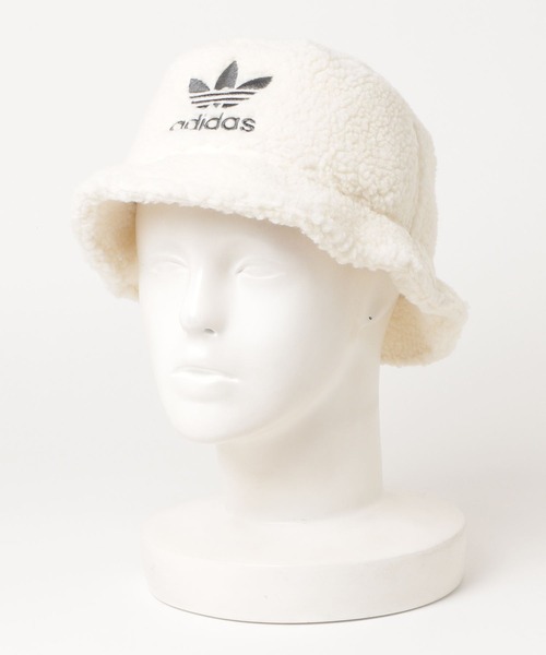adidas（アディダス）の「バケットハット / アディダスオリジナルス adidas Originals（ハット・レディース・ホワイト・LARGE/MEDIUM/SMALL/S）」の6枚目の写真