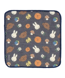 Dick Bruna（ディックブルーナ）の「MIFFY/貼り合わせミニタオル<フェイス総柄>（ハンカチ/ハンドタオル・キッズ）」