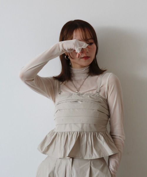 Bibiy peplum キャミソール Bibiy コスモスキャミソール｜Yahoo!フリマ（旧PayPayフリマ）