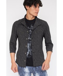 TORNADO MART | TORNADO MART∴サマハイクラリティデニムプリントシャツブルゾン(ブルゾン)