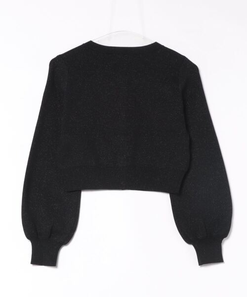 WILLSELECTION（ウィルセレクション）の「シャイニーラメカーディガン（カーディガン/ボレロ・レディース・ピンク/ボルドー/ブラック/オフホワイト・FREE）」の5枚目の写真