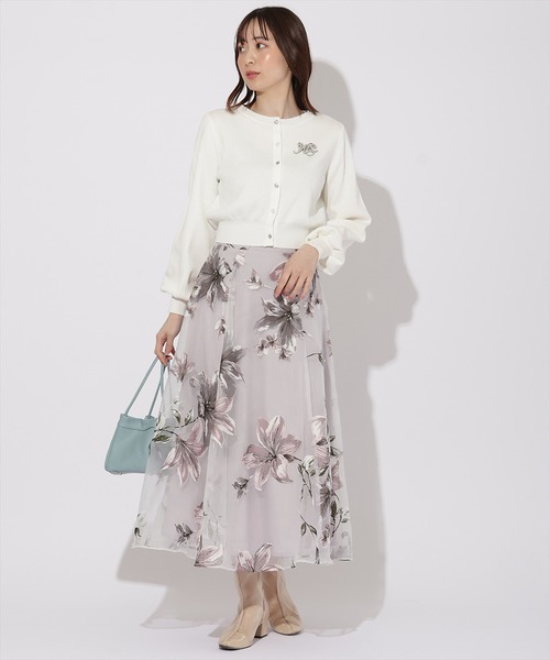 WILLSELECTION（ウィルセレクション）の「シャイニーラメカーディガン（カーディガン/ボレロ・レディース・ピンク/ボルドー/ブラック/オフホワイト・FREE）」の17枚目の写真