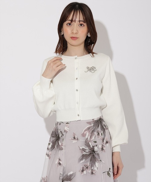 WILLSELECTION（ウィルセレクション）の「シャイニーラメカーディガン（カーディガン/ボレロ・レディース・ピンク/ボルドー/ブラック/オフホワイト・FREE）」の11枚目の写真