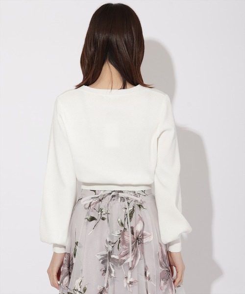 WILLSELECTION（ウィルセレクション）の「シャイニーラメカーディガン（カーディガン/ボレロ・レディース・ピンク/ボルドー/ブラック/オフホワイト・FREE）」の13枚目の写真