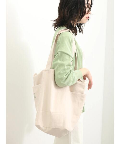 Samansa Mos2 blue（サマンサモスモスブルー）の「2wayトートバッグ（ハンドバッグ・レディース・イエロー/ブラック/キナリ・F）」の2枚目の写真