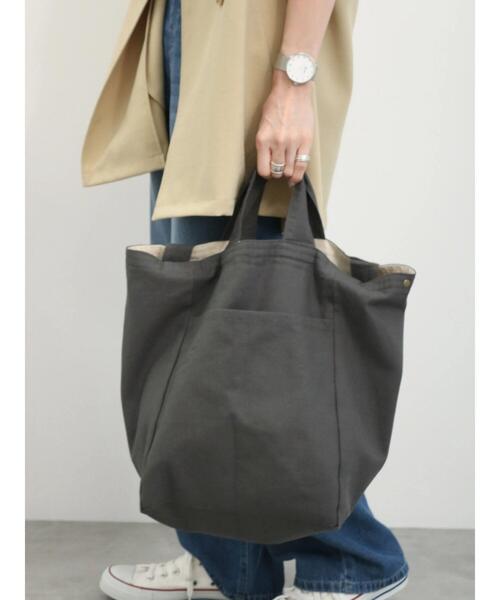 Samansa Mos2 blue（サマンサモスモスブルー）の「2wayトートバッグ（ハンドバッグ・レディース・イエロー/ブラック/キナリ・F）」の7枚目の写真