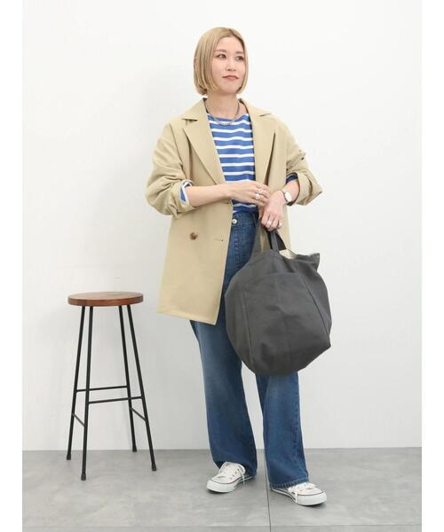 Samansa Mos2 blue（サマンサモスモスブルー）の「2wayトートバッグ（ハンドバッグ・レディース・イエロー/ブラック/キナリ・F）」の5枚目の写真