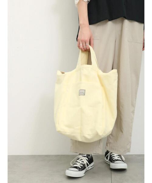 Samansa Mos2 blue（サマンサモスモスブルー）の「2wayトートバッグ（ハンドバッグ・レディース・イエロー/ブラック/キナリ・F）」の19枚目の写真